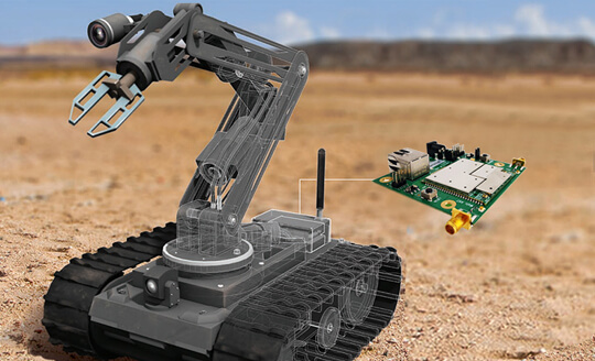 IP Mesh Solutions for UAV and UGV