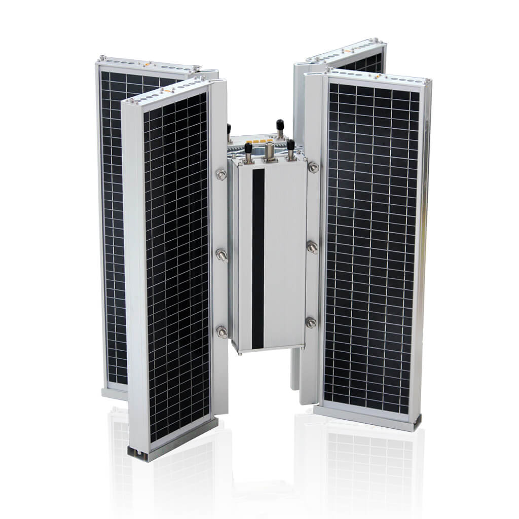 Solar Powered long range MANET Radio Base Stations